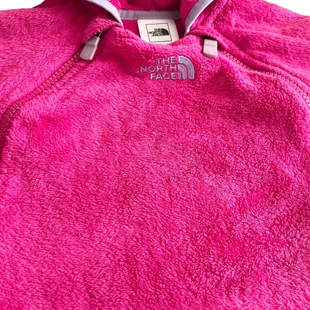 The North Face Infant Girls Pink Sherpa Fleece Bunting Snowsuit 3-6M - Picture 5 of 12